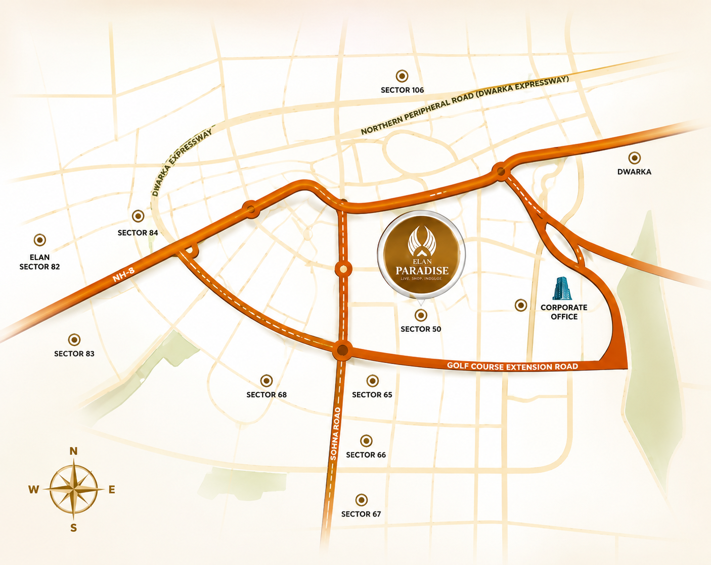Elan Paradise Location Advantages